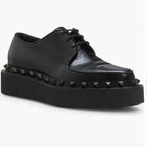 NEW! Valentino Rockstud Derby Loafers